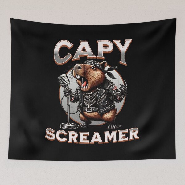Item preview, Capy Metal Screamer designed and sold by GAZZA DESIGN.