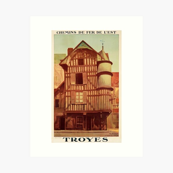 Item preview, Chemins de Fer de l'Est Troyes designed and sold by Donkey's Salad.