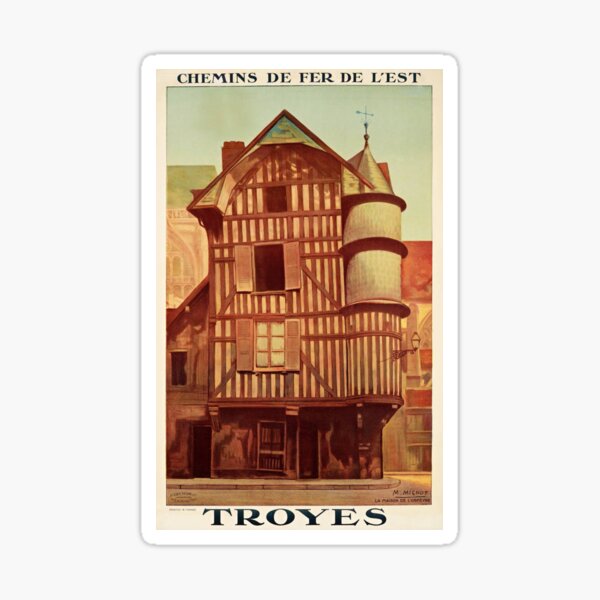 Item preview, Chemins de Fer de l'Est Troyes designed and sold by Donkey's Salad.