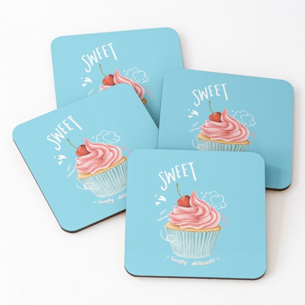 Item preview,  Cute Cupcake with Cherry on Top Illustration designed and sold by nada-art.