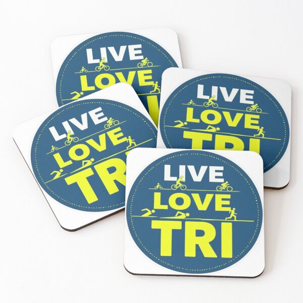 Item preview, LIVE LOVE TRI – Swim. Bike. Run. Repeat. designed and sold by Triathlongram.