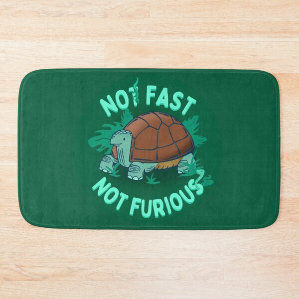 Item preview, Not Fast Not Furious Tortoise Sticker  designed and sold by AmbyArtist.