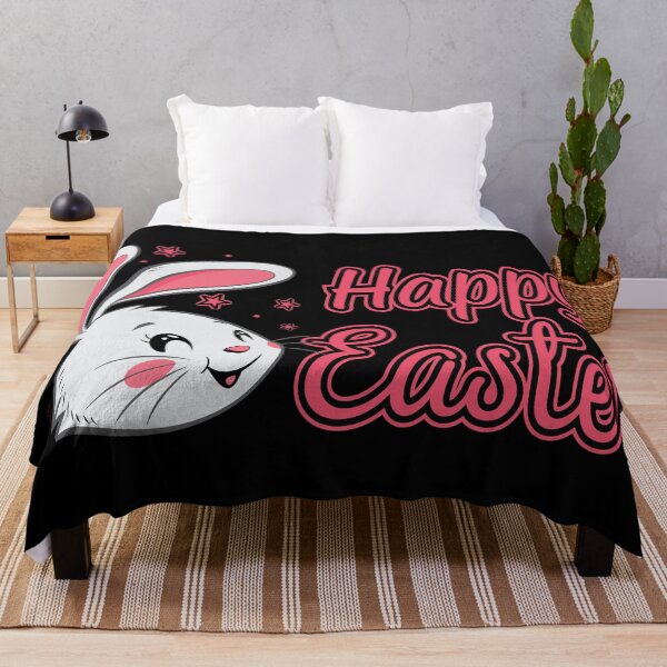 Item preview, HAPPY EASTER BUNNY - EASTER TEXT - CUTE RABBIT designed and sold by Gihan-Design.