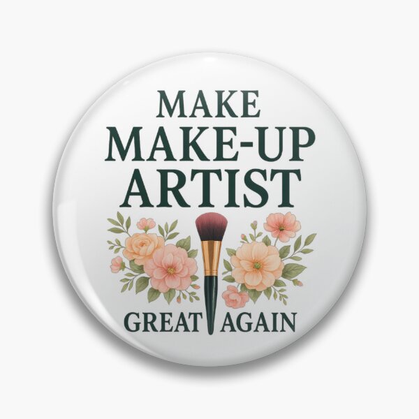 Item preview, Feminine Makeup Artist Quote with Floral Accents designed and sold by K3DreamKreations .