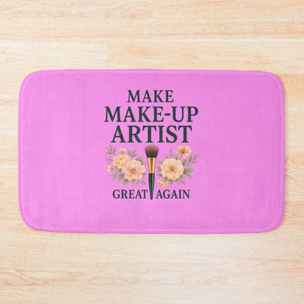 Item preview, Feminine Makeup Artist Quote with Floral Accents designed and sold by K3DreamKreations .