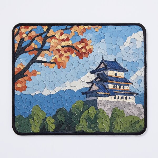 Item preview, Hirosaki Castle | Post-impressionist painting style designed and sold by ComicsFactory.