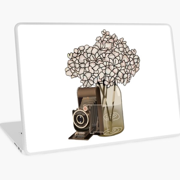 Item preview, Vintage camera with flowers designed and sold by Artistkhg.