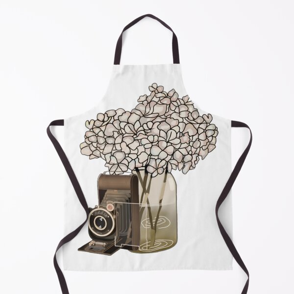 Item preview, Vintage camera with flowers designed and sold by Artistkhg.