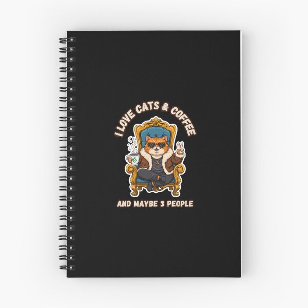 Item preview, Badass Cat Who Loves Coffee More Than Humans designed and sold by Meow Cat.