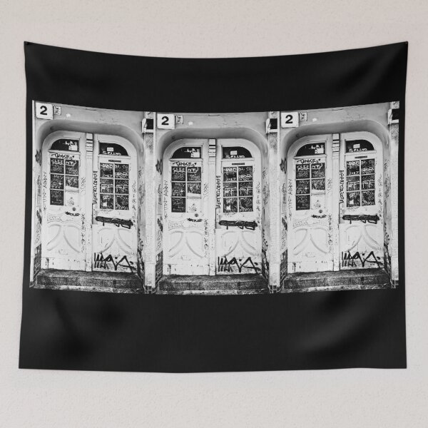 Item preview, Graffiti Tagged Front Door designed and sold by Radiocafe.