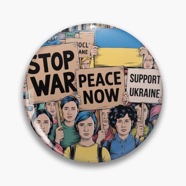 Item preview, Alto a la Guerra, Paz para Ucrania: carteles de protesta designed and sold by OnixDesign.