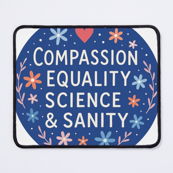 Item preview, Compassion Equality Science Sanity designed and sold by Alberto Dominguez.