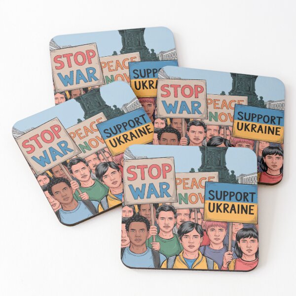 Item preview, Stop War Peace for Ukraine - protest signs designed and sold by OnixDesign.