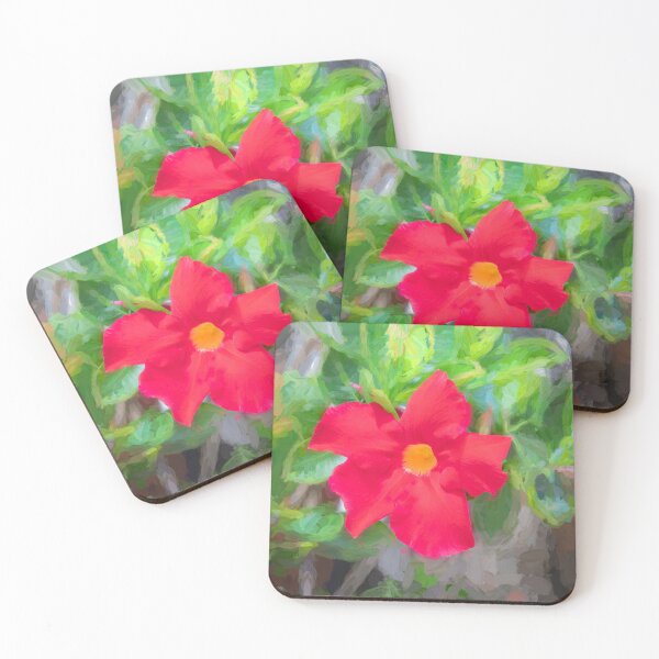 Item preview, Red Mandevilla Flower Vine X202 designed and sold by RichFrancoCars.
