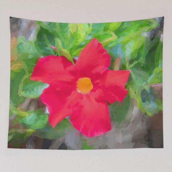 Item preview, Red Mandevilla Flower Vine X202 designed and sold by RichFrancoCars.
