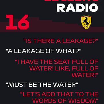 Artwork thumbnail, I have the seat full of water Charles Leclerc by F1 TROLL