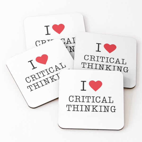Item preview, I LOVE CRITICAL THINKING designed and sold by Alberto Dominguez.