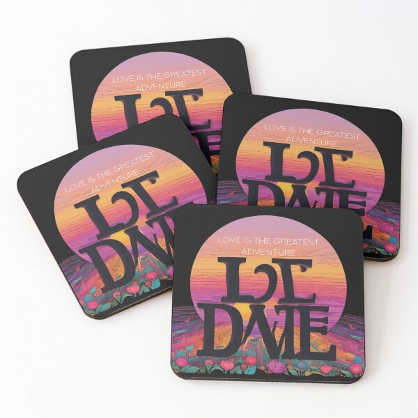 Item preview, LOVE IS THE GREATEST ADVENTURE – Inspirational T-Shirt for Dreamers & Wanderer  designed and sold by Mikel-empire.
