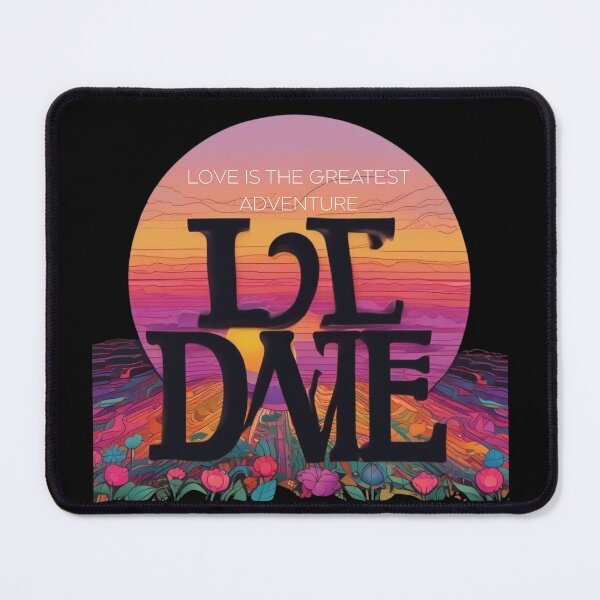 Item preview, LOVE IS THE GREATEST ADVENTURE – Inspirational T-Shirt for Dreamers & Wanderer designed and sold by Mikel-empire.