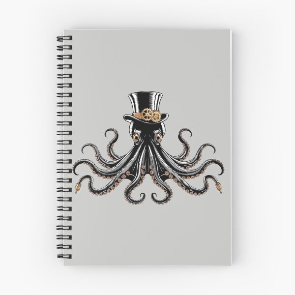 Item preview, Lifestyle Hub: Steampunk Octopus Wearing A Top Hat designed and sold by M&M Lifestyle Hub.