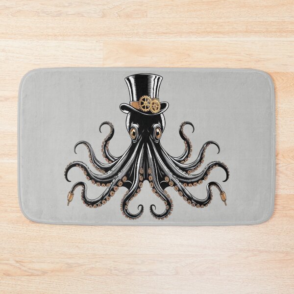 Item preview, Lifestyle Hub: Steampunk Octopus Wearing A Top Hat designed and sold by M&M Lifestyle Hub.