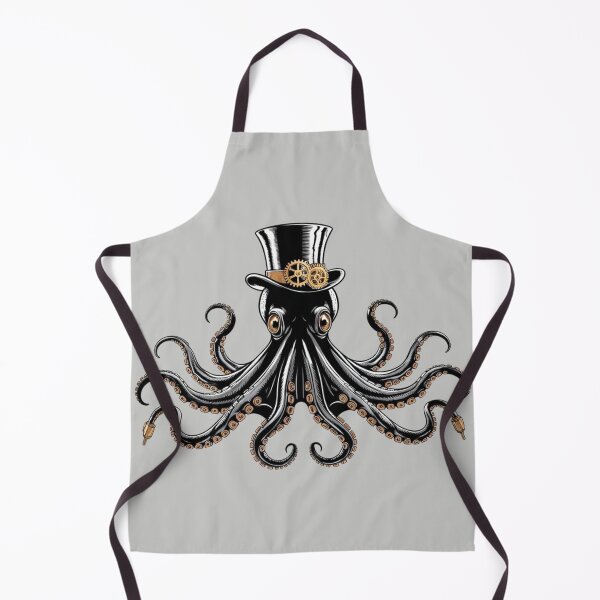 Item preview, Lifestyle Hub: Steampunk Octopus Wearing A Top Hat designed and sold by M&M Lifestyle Hub.