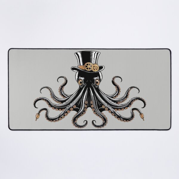 Item preview, Lifestyle Hub: Steampunk Octopus Wearing A Top Hat designed and sold by M&M Lifestyle Hub.