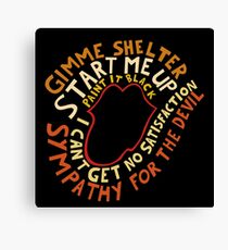 Rolling Stones - Songs Canvas Print