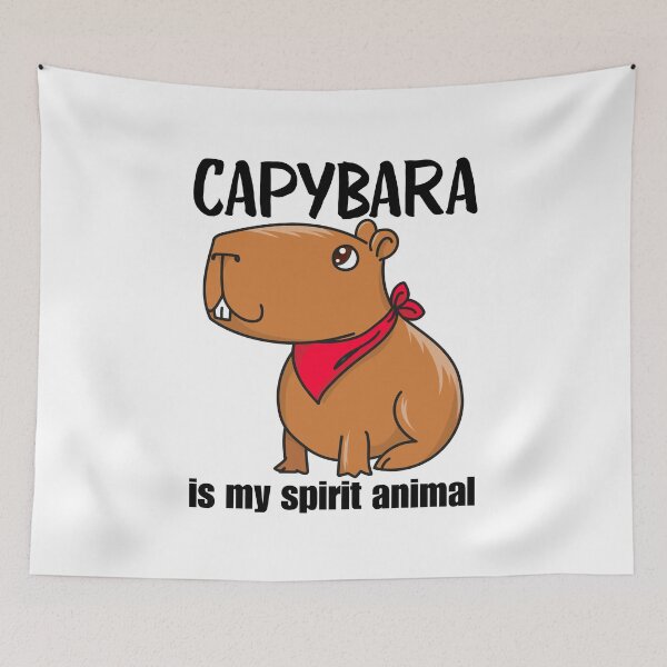Item preview, Capybara is my spirit animal designed and sold by Designx99Shirt.
