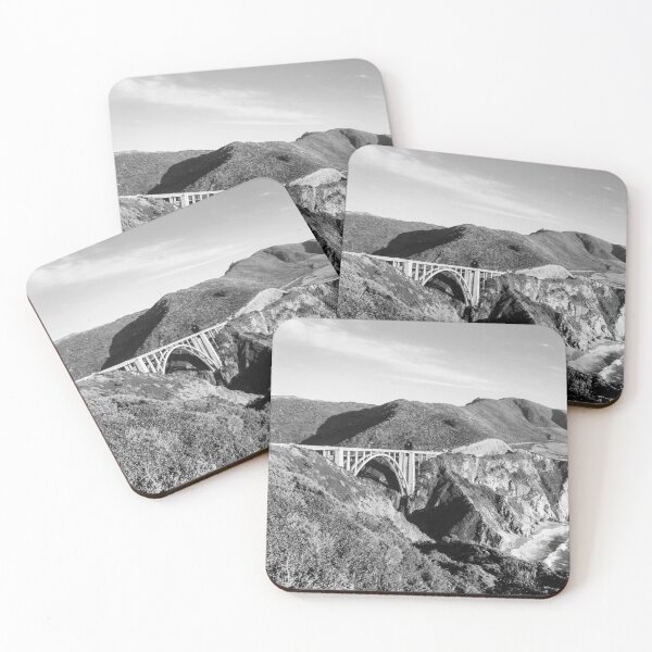 Item preview, Black and White Bixby Bridge Photography designed and sold by Amanda Abel.