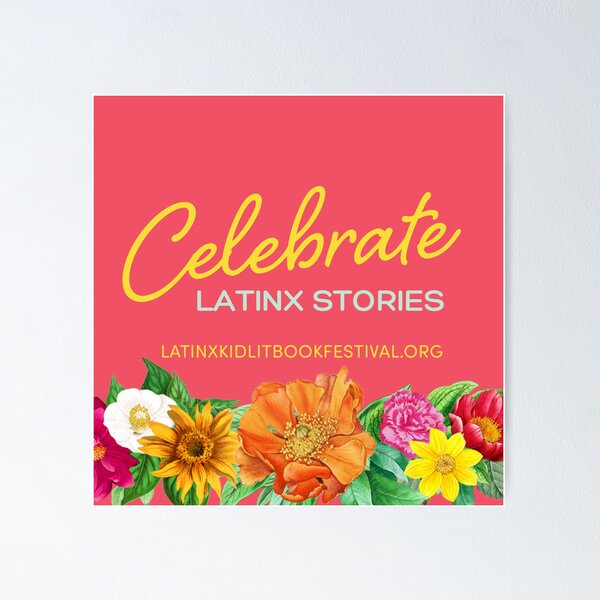 Item preview, Celebrate Latinx Stories Circle in Pink designed and sold by LatinxKidLitBF.