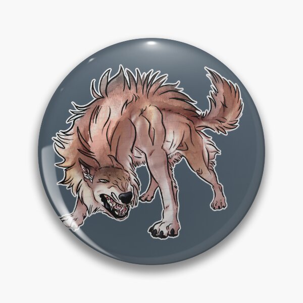 Item preview, Raised Hackles - Dire Wolf designed and sold by Sparklepupfaeri.