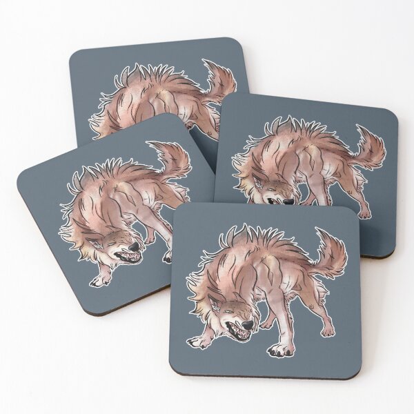 Item preview, Raised Hackles - Dire Wolf designed and sold by Sparklepupfaeri.