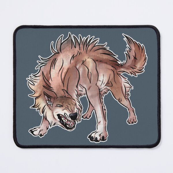 Item preview, Raised Hackles - Dire Wolf designed and sold by Sparklepupfaeri.