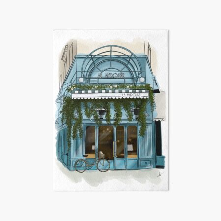 Item preview, Pretty Parisian facade designed and sold by aviewwithink.