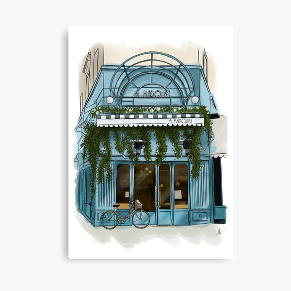 Pretty Parisian facade Canvas Print