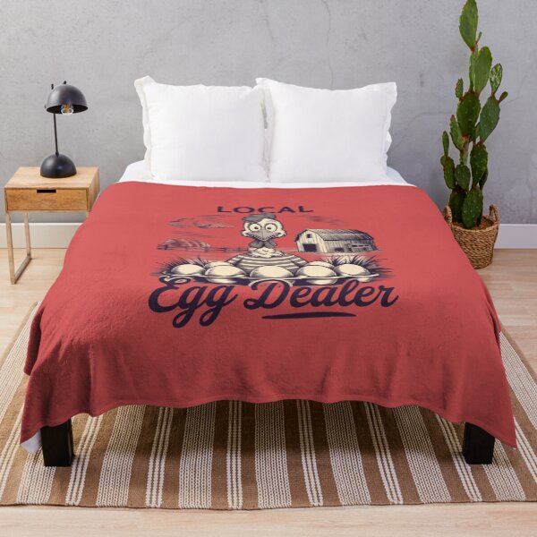 Item preview, Local Egg Dealer – Funny Retro Chicken Farm Design designed and sold by Aredbox.