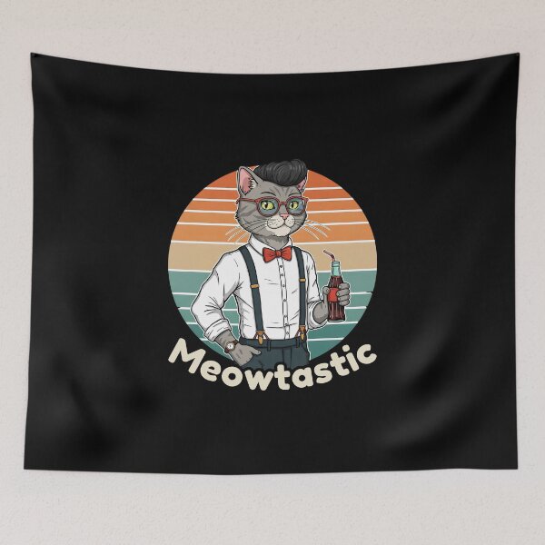 Item preview, Cool Cat Goes Retro designed and sold by Meow Cat.