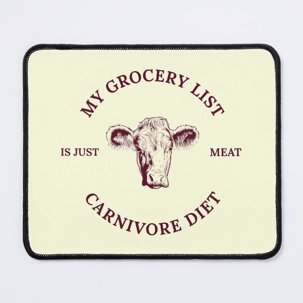 Item preview, Carnivore grocery list designed and sold by dreamlandbuyers.