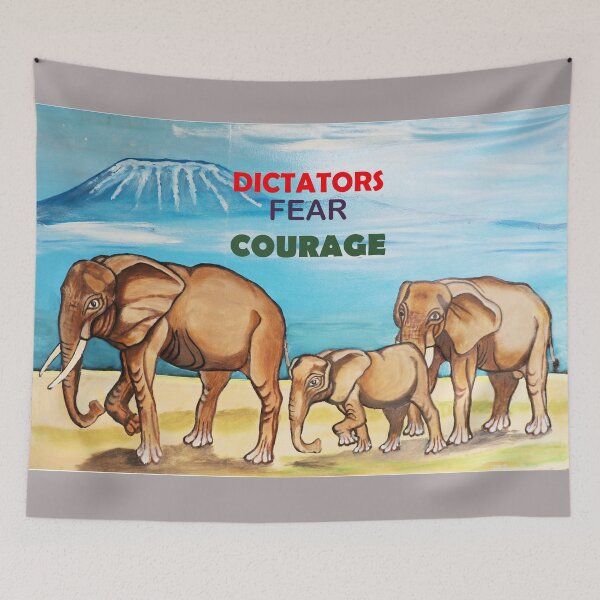 Item preview, Dictators Fear Courage designed and sold by annenambiro.