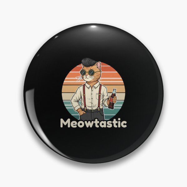 Item preview, Stylish Vintage Cat – Meowtastic Edition designed and sold by Meow Cat.
