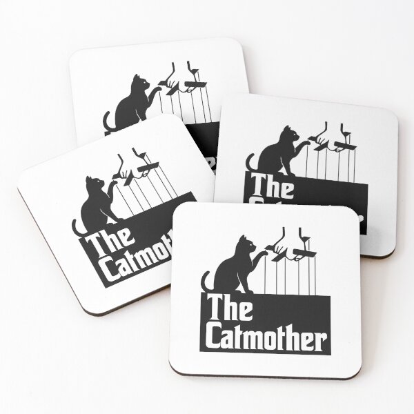 Item preview, The Catmother – Funny Mafia Cat Parody T-Shirt Design designed and sold by damiang.