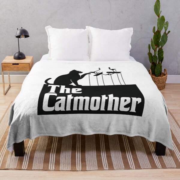 Item preview, The Catmother – Funny Mafia Cat Parody T-Shirt Design designed and sold by damiang.