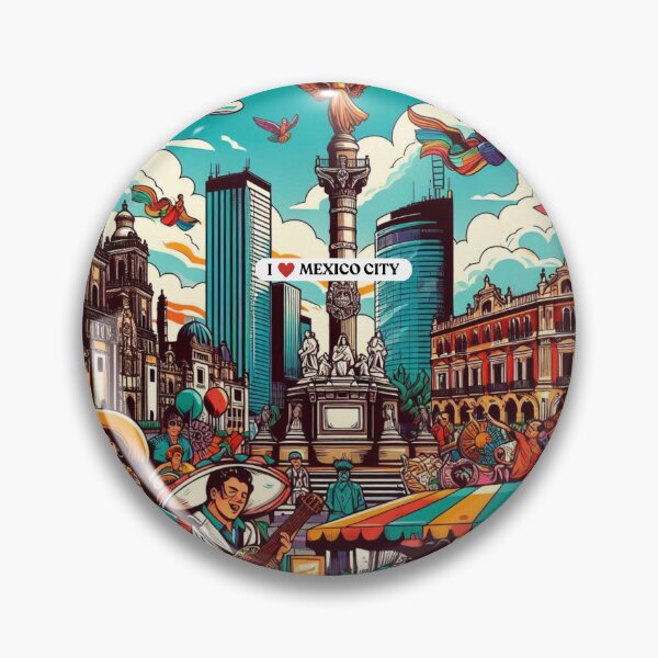 Item preview, Mexico City Vacation AI Art – Perfect for Travel Lovers, Culture Enthusiasts & Stylish Urban Adventure Accessories designed and sold by knalpot-design.