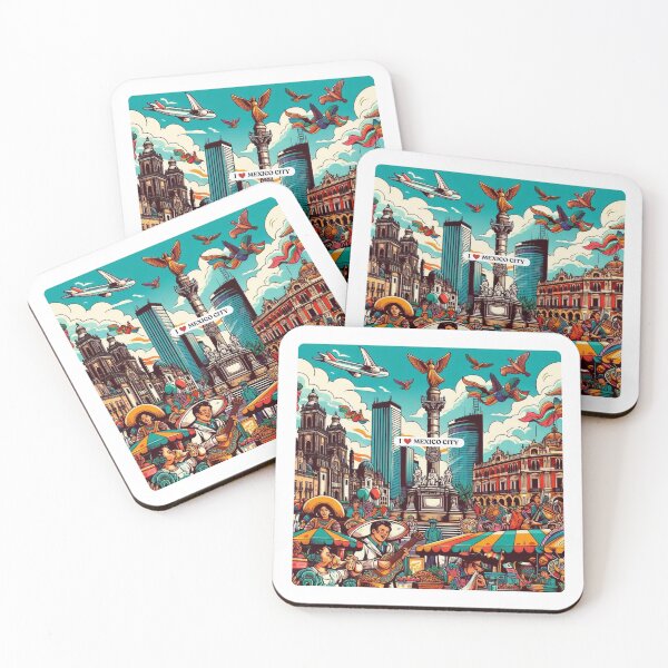 Item preview, Mexico City Vacation AI Art – Perfect for Travel Lovers, Culture Enthusiasts & Stylish Urban Adventure Accessories designed and sold by knalpot-design.