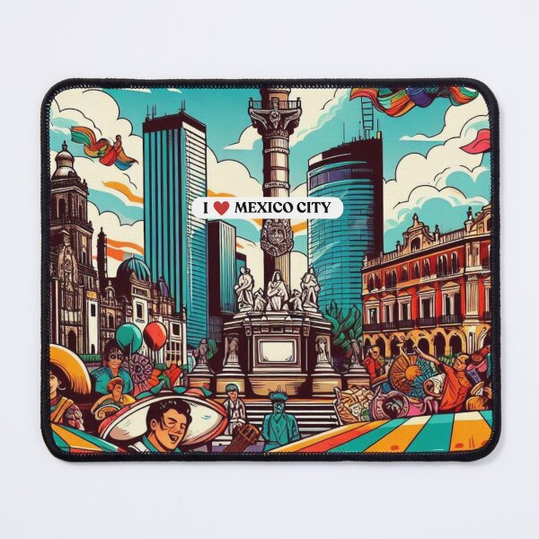 Item preview, Mexico City Vacation AI Art – Perfect for Travel Lovers, Culture Enthusiasts & Stylish Urban Adventure Accessories designed and sold by knalpot-design.
