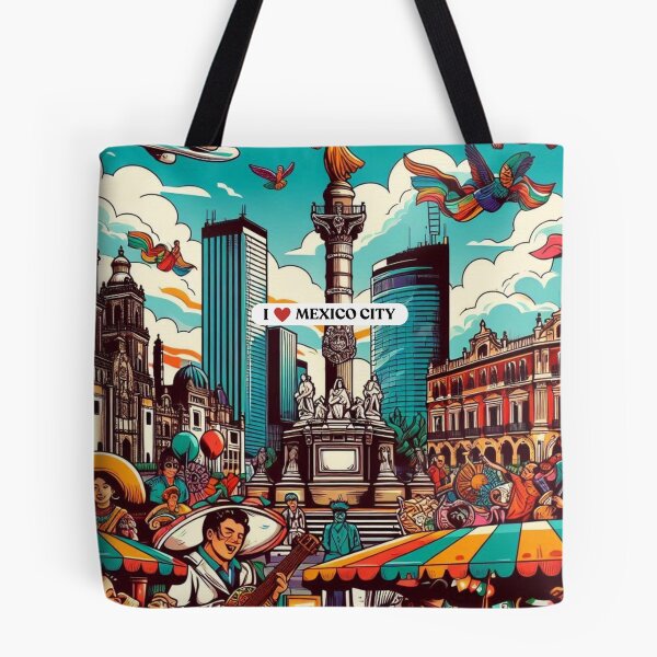 Item preview, Mexico City Vacation AI Art – Perfect for Travel Lovers, Culture Enthusiasts & Stylish Urban Adventure Accessories designed and sold by knalpot-design.