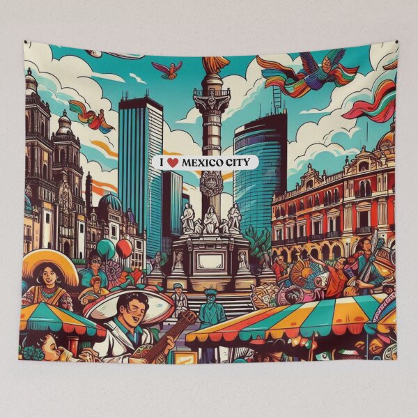 Item preview, Mexico City Vacation AI Art – Perfect for Travel Lovers, Culture Enthusiasts & Stylish Urban Adventure Accessories designed and sold by knalpot-design.