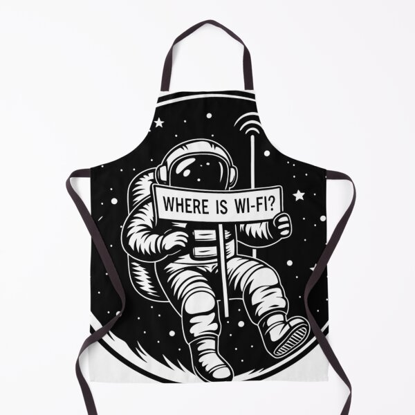 Artikelvorschau, Lustiger Astronaut auf der Suche nach WLAN - Space Meme Design entworfen und verkauft von Lionkerey.