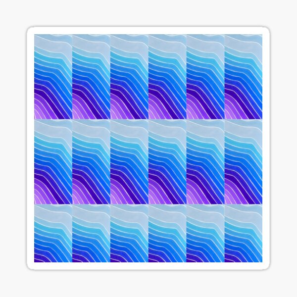 Item preview, Ombre Blue Abstract Pattern Watercolor designed and sold by ErynRoseDesign.